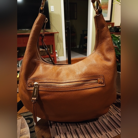 Michael Kors Brown Leather Hobo Bag And Wallet - Picture 2 of 13